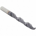 Jobber Length Drill Bit: 13/32 in Drill Bit Size, 4 1/2 in Overall Lg, Carbide