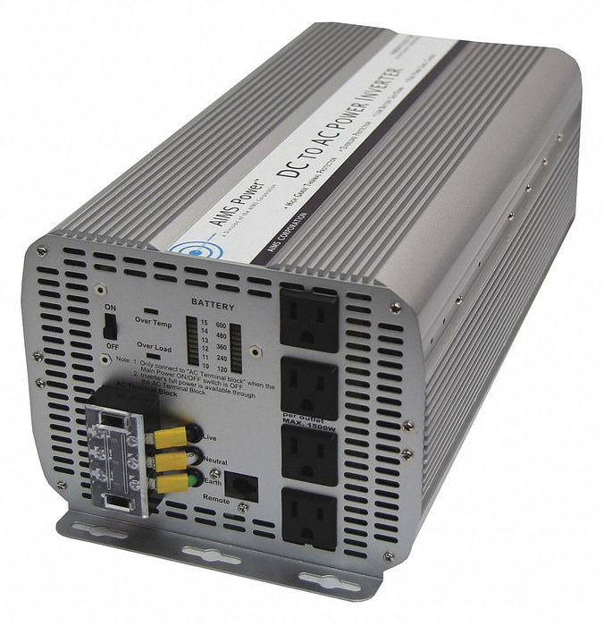 Inverter 10 to 16 VDC 5000W Post