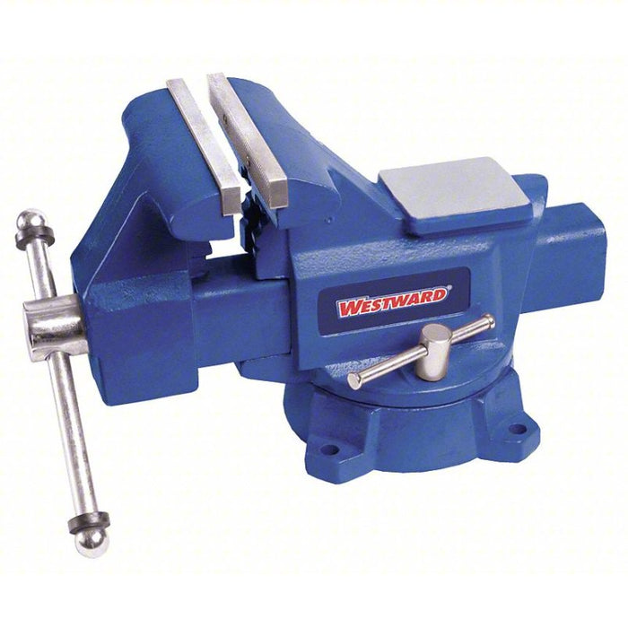 Combination Vise: 4 1/2 in Jaw Wd - Vises, 4 in Max. Opening - Vises, Serrated, Swivel