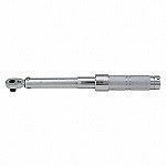 Micrometer Torque Wrench: Newton-Meter, 1/2 in Drive Size, 40 N-m to 200 N-m, Std