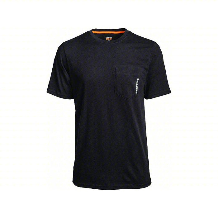Base Plate Blnded Short Slv Tshirt,M REG: Men's, M, Black, T-Shirt, Short, Pull-Over