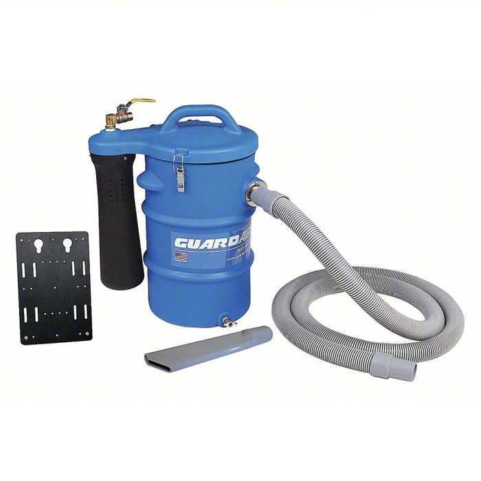 Drum Vacuum: Wet/Dry, Std, 5.5 gal Tank Size, Plastic, 1/2 in Vacuum Hose Dia.