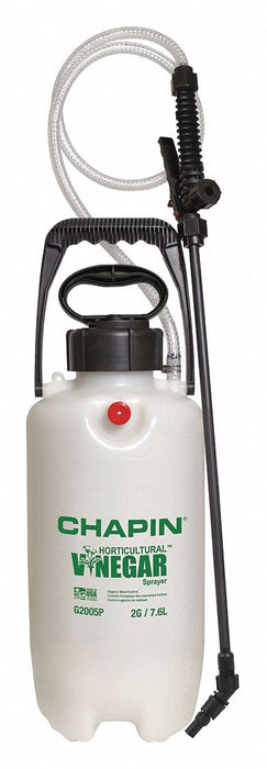 Handheld Sprayer: 2 gal Sprayer Tank Capacity, Sprayer Pressure Release, Plastic, In Tank Filter