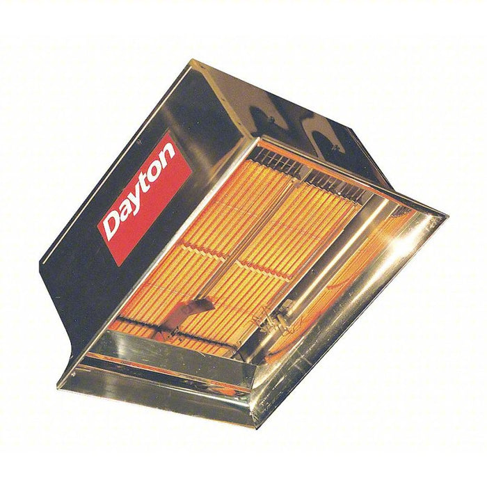 Gas Infrared Flat Panel Heater: Propane, 60,000 BtuH Heating Capacity Input, 16 ft x 16 ft