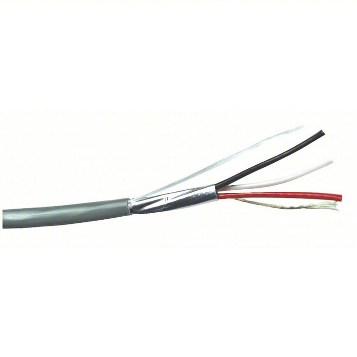 Power Limited and Communication Cable: 500 ft Cable Lg, 7 Strands, 18 AWG, Riser, Comm Cable
