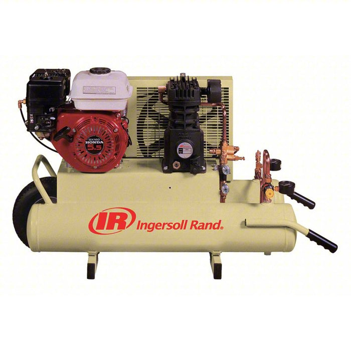 Portable Gas Air Compressor: 1 Stage, 5.5 hp Engine, Honda, 11.8 cfm @ 90 psi
