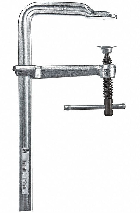 Bar Clamp: Light Duty, Sliding T Handle, 4 in Jaw Opening - Max, 550 lb Clamping Force