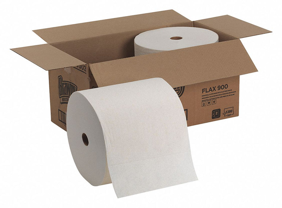 Dry Wipe Roll: Perforated Roll, Super Heavy Absorbency, Excellent Wet Strength, 2 PK