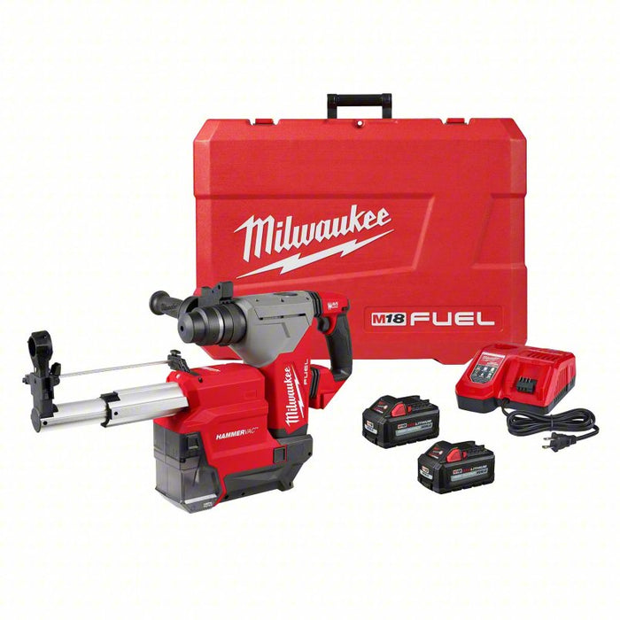 Cordless Rotary Hammer Kit: Pistol-Grip, 18 V, SDS-Plus, 1 1/8 in max, 6.0 Ah, 3.6 ft-lb