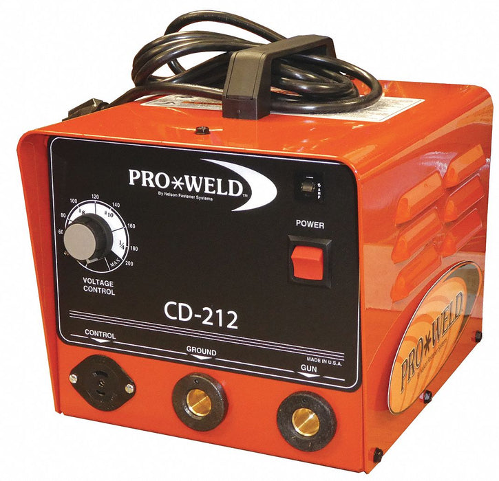 CD Stud Welder: 110 V AC, 60 Hz, For 1/4 in Max Stud Dia