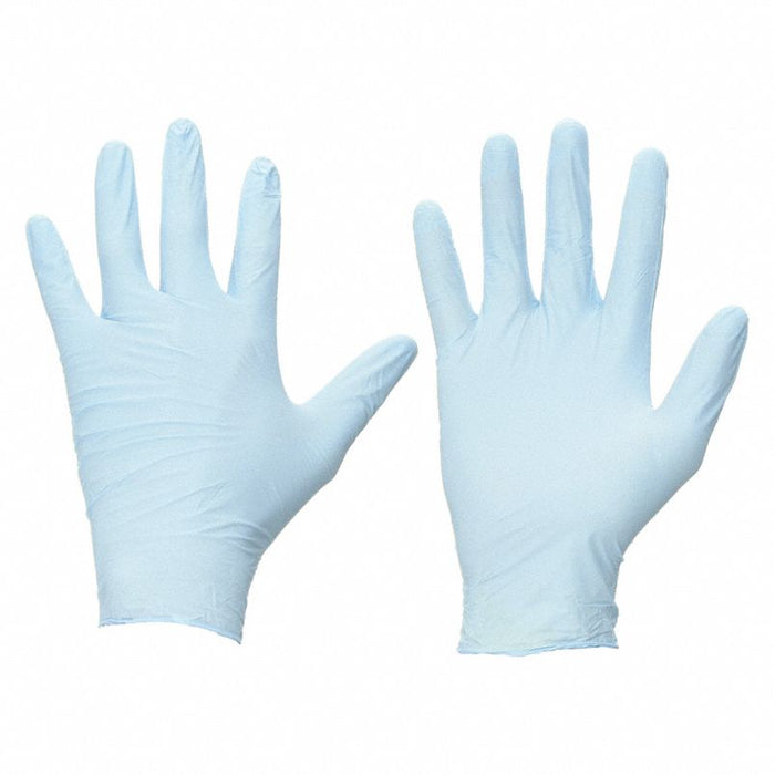Disposable Gloves: Chemical-Resistant/Food-Grade/Gen Purpose, L ( 9 ), 4 mil, 100 PK