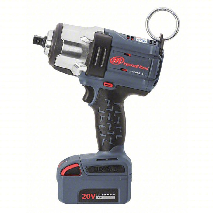 Impact Wrench: 1/2 in Square Drive Size, 1,000 ft-lb Fastening Torque, 1,500 ft-lb Breakaway Torque