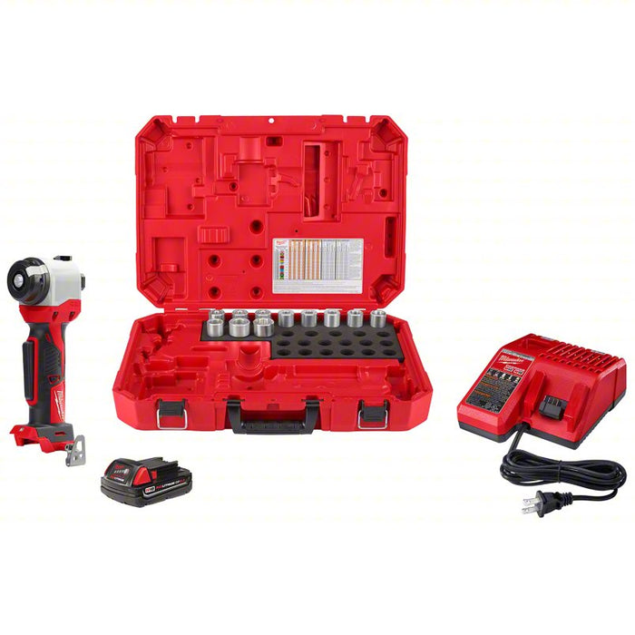 Cable Stripper Kit: M18, For Aluminum, 11 Bushings, 750 kcmil Max