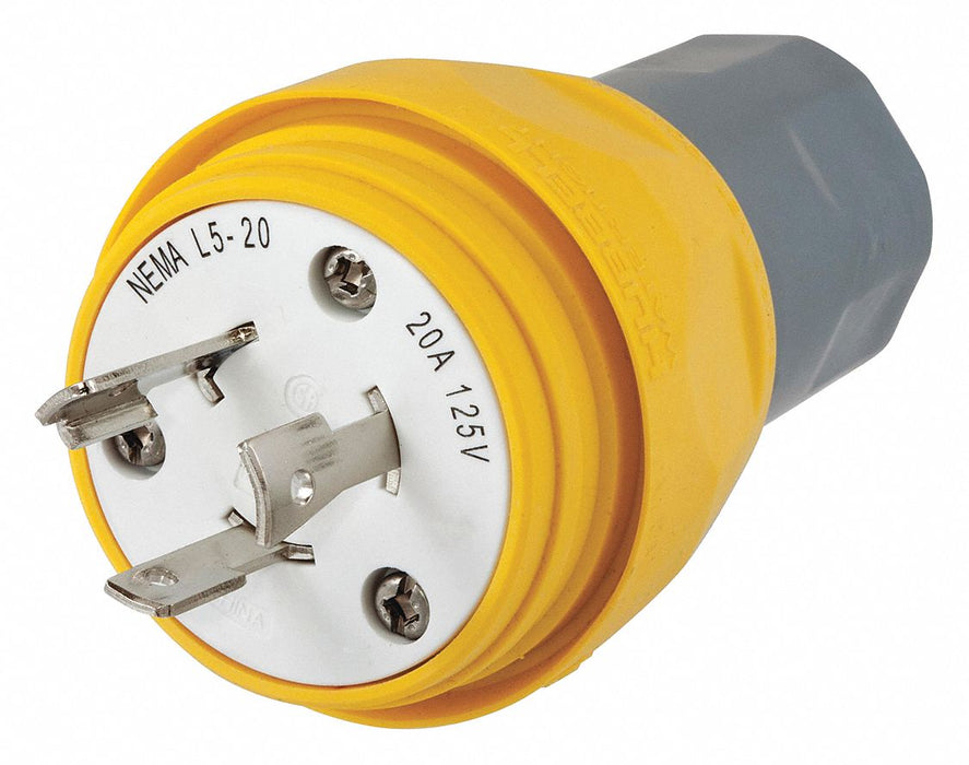 WT Plug L5-20P 20A 125VAC Yellow