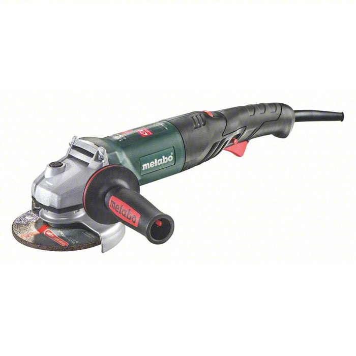 Angle Grinder: 13 A, 11,000 RPM Max. Speed, Trigger, 5 in Wheel Dia