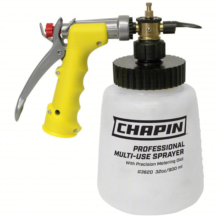 Handheld Sprayer: 1/4 gal Sprayer Tank Capacity, Plastic, In Tank Filter, Handheld