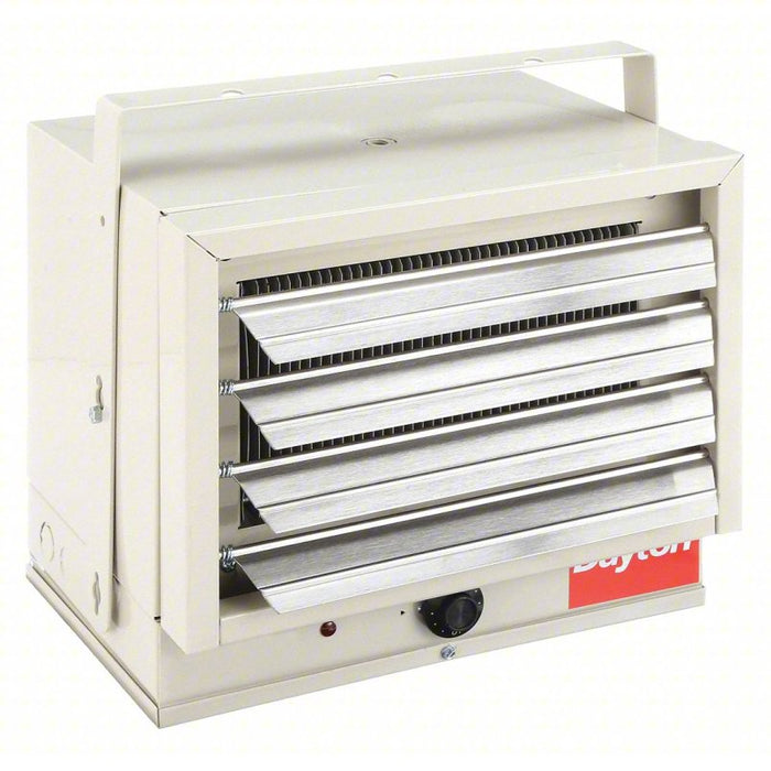 Electric Wall & Ceiling Unit Heater: 208/240V AC, 1-phase, 12-1/2 in x 14 in x 11-1/4 in