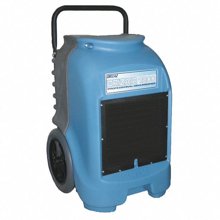 Industrial Dehumidifier: 64 pt Per Day, Std Refrigerant, Built-In Drain Pump/Continuous Drain
