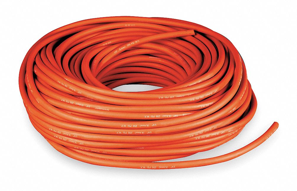 Air Hose 1/4 ID x 250 ft L Red
