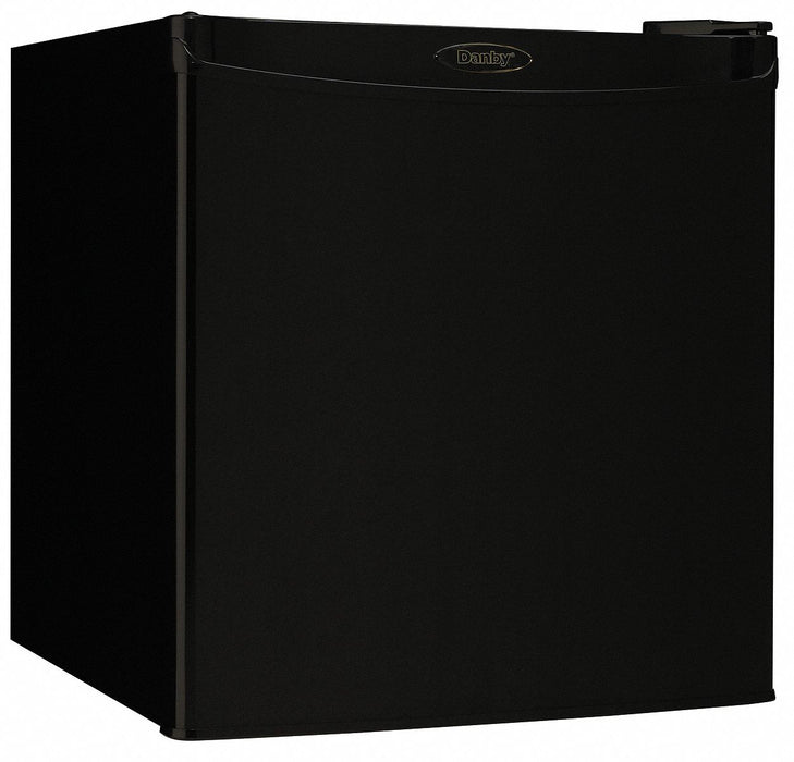Mini Refrigerator with Freezer Section: Black, 1.6 cu ft Total Capacity, Energy Star Certified