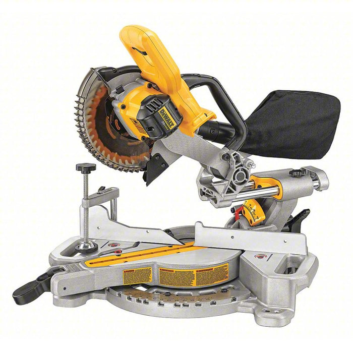 Miter Saw: 7 1/4 in Blade Dia., Sliding, 48° Left to 35° Right, 48° Left to 48° Right, (1) Bare Tool