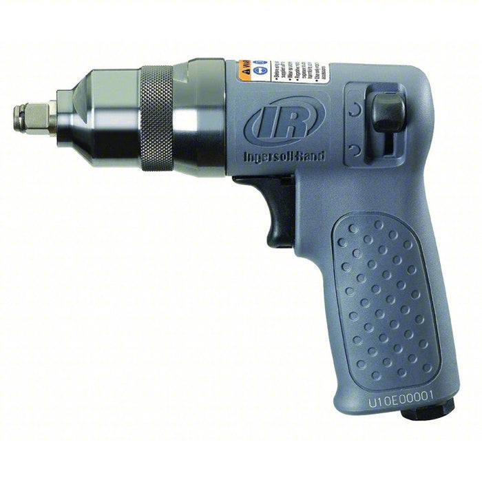 Impact Wrench: Pistol Grip, Std, Compact, Gen Duty, 1/4 in Square Drive Size