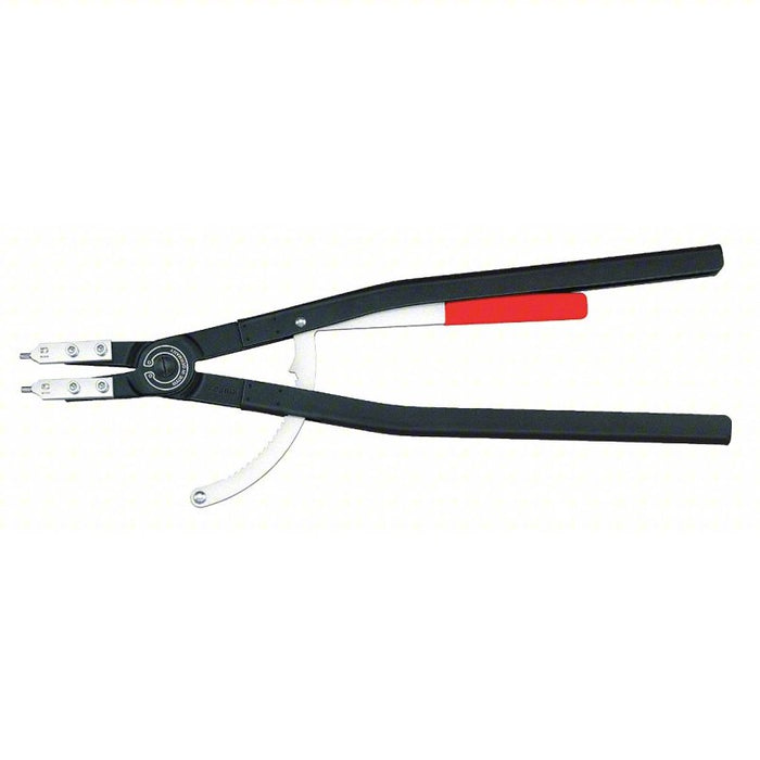 Retaining Ring Plier: Internal, For 252 mm to 400 mm Bore Dia, 0.177 in Tip Dia, 0° Tip Angle