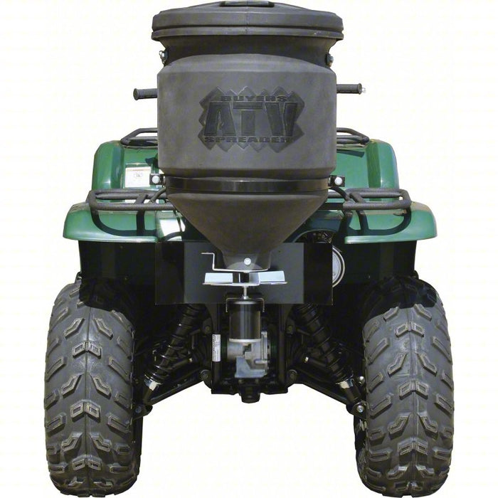 Tailgate Spreader: Tailgate Spreader, 15 gal Capacity, Up to 30 ft, Vertical Flow