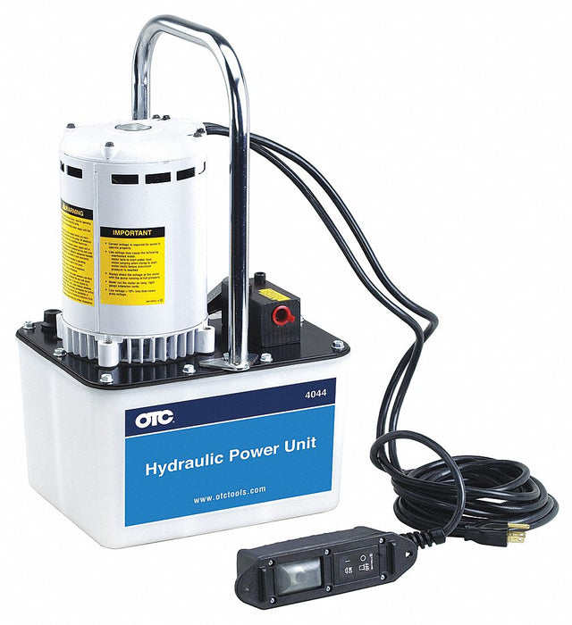 Hydraulic Electric Pump: 10,000 psi Max. Op Pressure, 45 cu in/min Displacement @ 10,000 psi