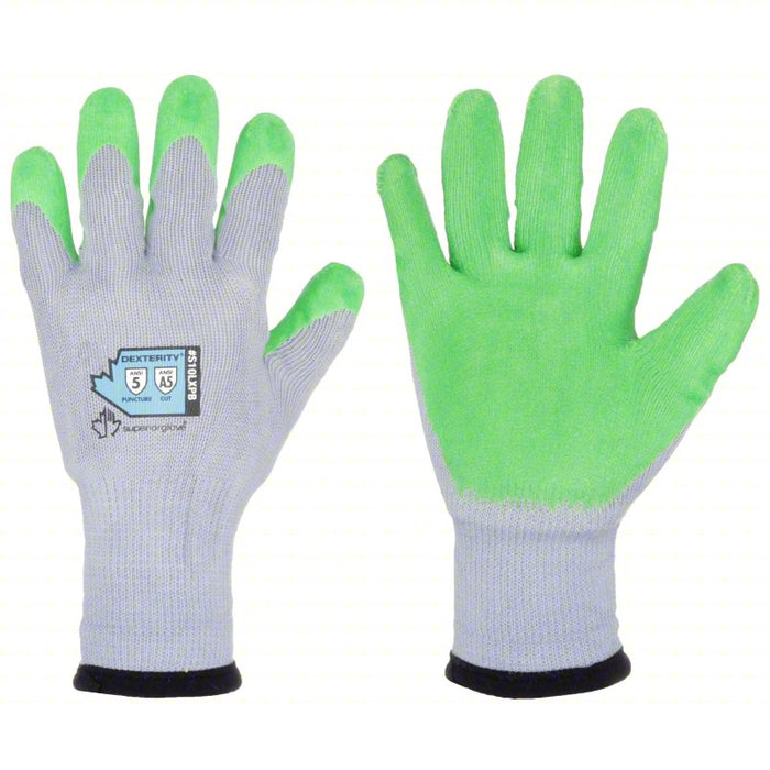 Knit Gloves: S ( 7 ), ANSI Needlestick Level 5, ANSI Cut Level A5, Smooth, Palm, 1 PR