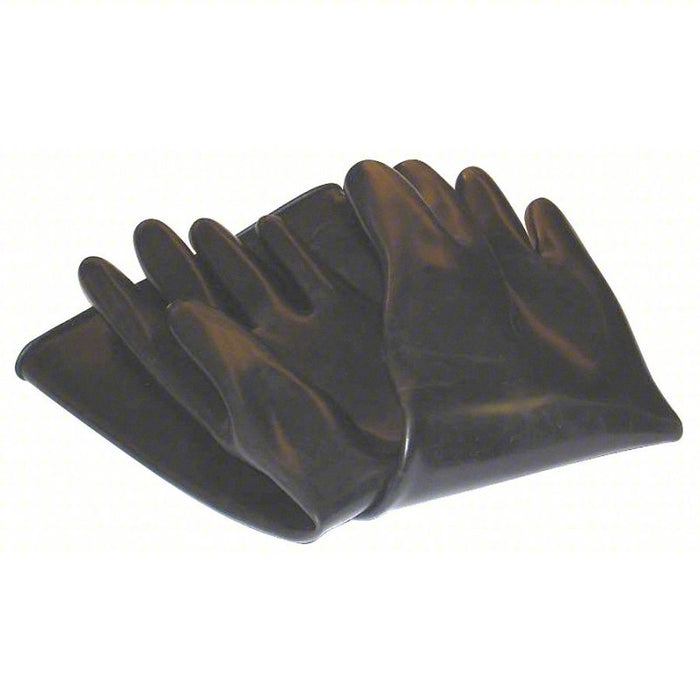 Rubber Blast Gloves: 18 in Glove Lg, 1 PR