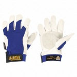 Leather Gloves: Wing Thumb, Cotton, TrueFit, 1 PR