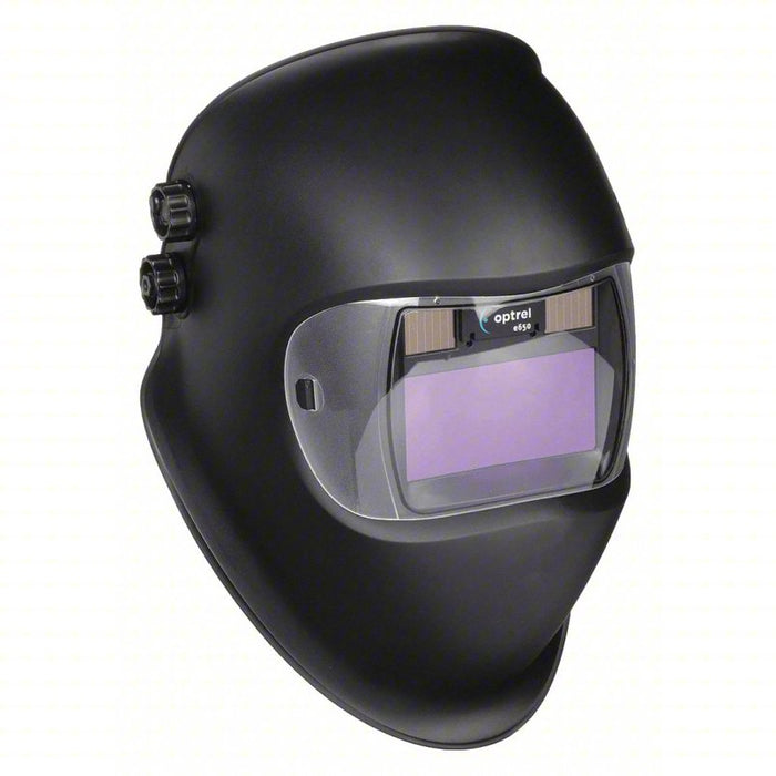 Welding Helmet: Auto-Darkening, 2 Arc Sensors, Black, W9 to W13, 3.94 in x 1.97 in, Digital