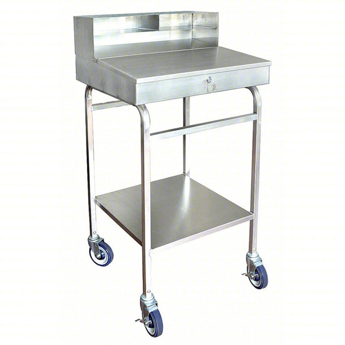 Mobile Workstand: 24 3/8 in x 23 1/4 in, 24 3/8 in Overall Wd, 23 1/4 in Overall Dp
