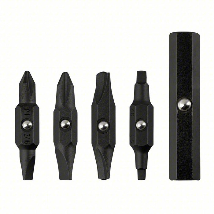 Screwdriver Bit Set: Screwdriver Bit Set, 4 No. of Pieces, Steel