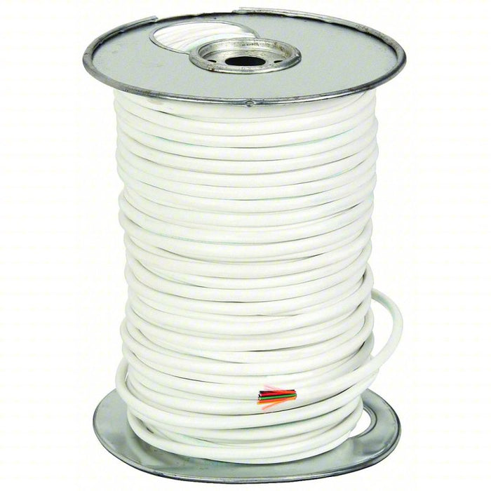 Thermostat Wire: 18 AWG Wire Size, 8 Conductors, 250 ft Lg, Plenum