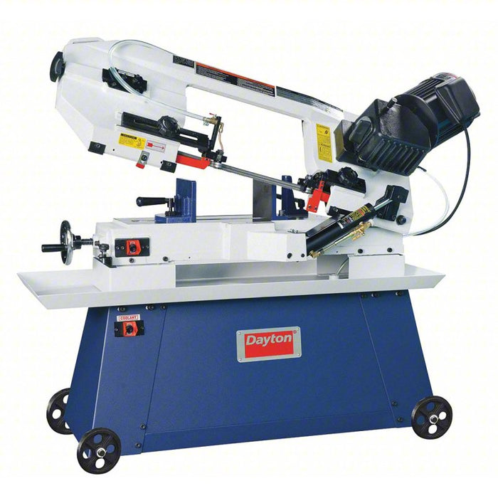 Band Saw: 8 in x 12 in, 150 to 255, 0° to 45°, 14.0/7.0 A, 1 Phase
