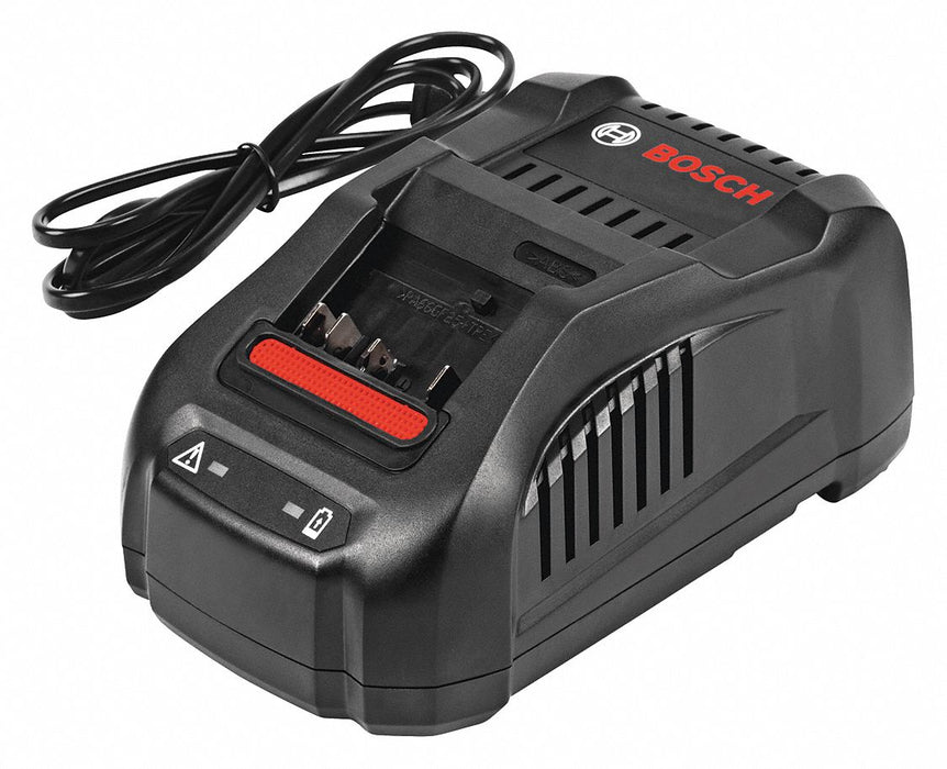 Battery Charger: Bosch, Single-Port Charging, For 14.4V/18V, Li-Ion, 6 Ah Charged in 1-Hour, Rapid