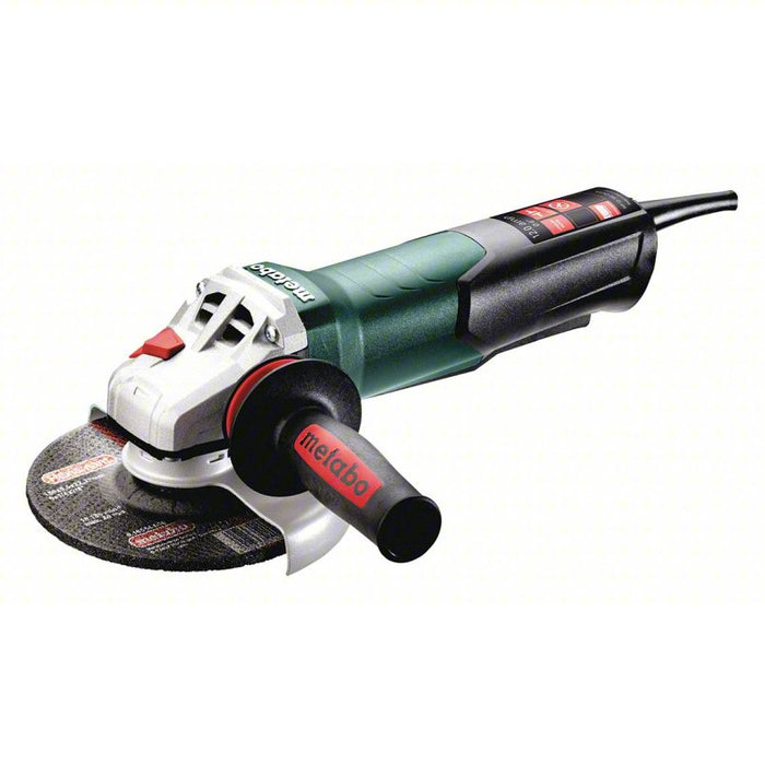 Angle Grinder: 12 A, 10,000 RPM Max. Speed, Paddle, 6 in Wheel Dia, 110 to 120V AC
