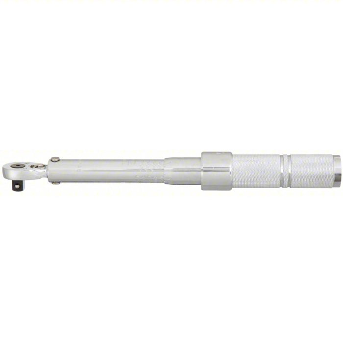 Micrometer Torque Wrench: Inch-Pound, 3/8 in Drive Size, 40 in-lb to 200 in-lb