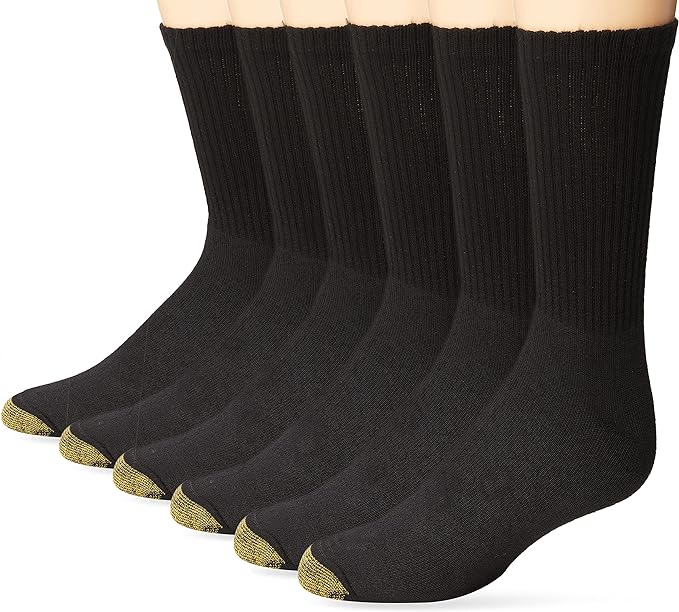Men's GOLDTOE® 6-pack Short Crew Socks