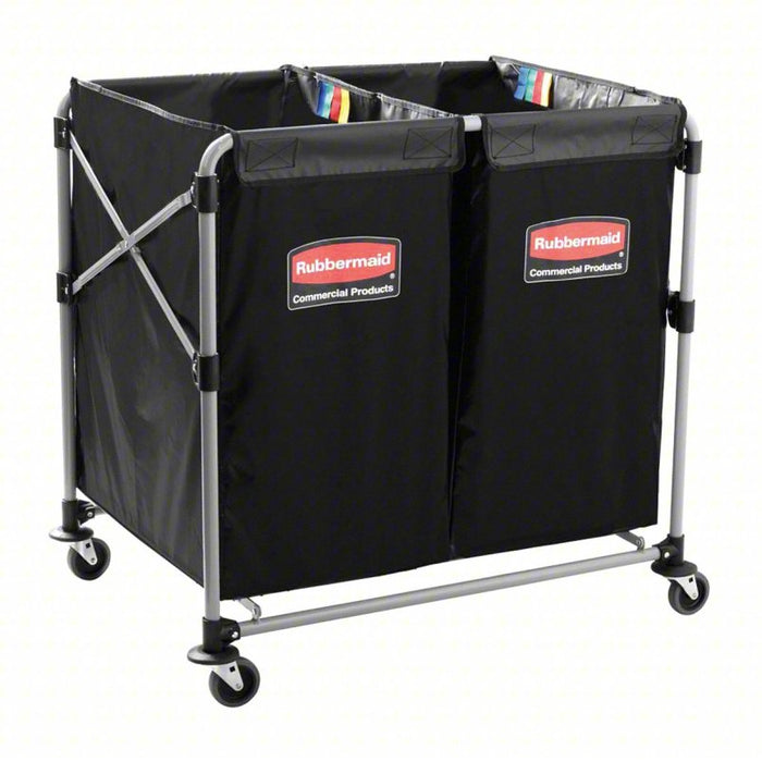 Removable Vinyl Liner Basket Truck: 10 cu ft Cubic Foot Capacity