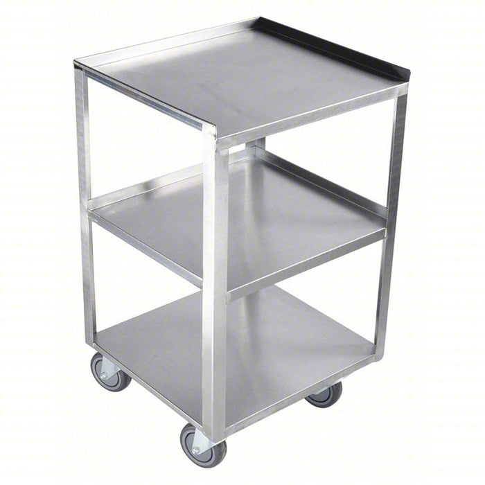 Utility Cart: 300 lb Load Capacity, 18 1/2 in x 16 3/4 in, No Handle