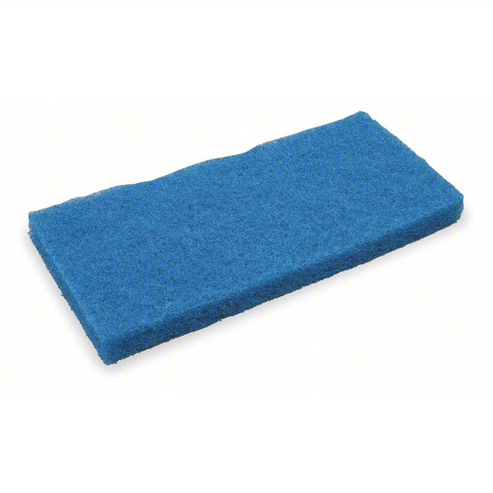 Pad: Blue, 10 in Lg, 4 1/2 in Wd, 5 PK