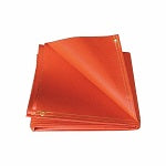 Welding Blanket: Silicone-Coated Fiberglass, 10 ft Wd, 10 ft Lg, Red