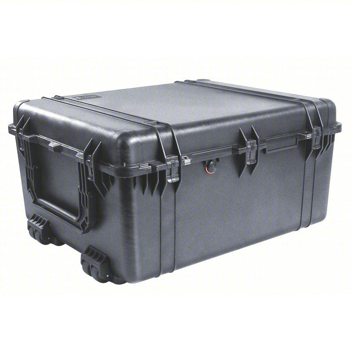 Protective Case: 25 1/8 in x 30 1/8 in x 15 3/8 in Inside, Black, 4 Wheels, 43 lb Wt, IP67