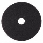 Stripping Pad: Black, 20 in Floor Pad Size, 175 to 600 rpm, 5 PK
