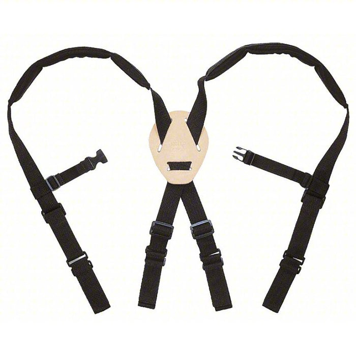 Tool Belt Suspenders: Nylon, Carpentry, 0 Pockets, 52 in to 56 in