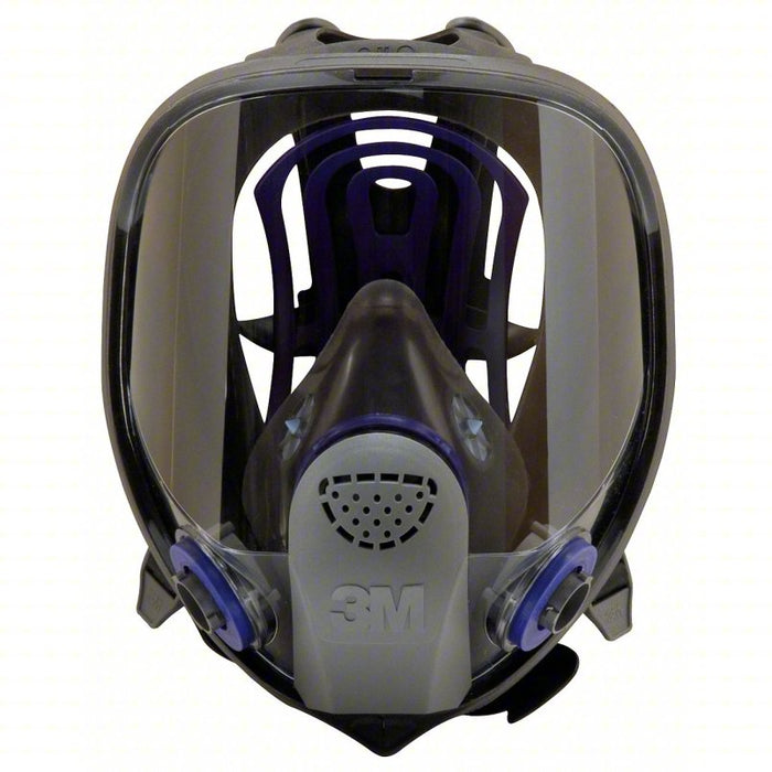 Full Face Respirator: Silicone, Bayonet, S Mask Size, Silicone, FF-400