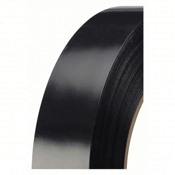 Sealing Tape: Black, 2 in x 36 yd, 9.5 mil Tape Thick, Polyethylene Film, Rubber, 3M 481, PK24
